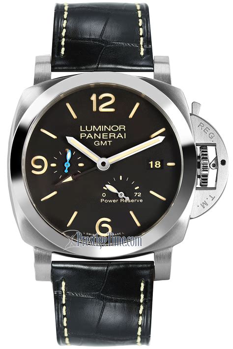 luminor panerai power reserve 44mm|panerai luminor gmt automatic.